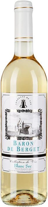 Вино Baron de Berget Blanc Sec  750 мл