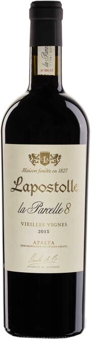 Вино Lapostolle  la Parcelle 8 Vieilles Vignes Apalta DO Ляпостоль  Ля Парсель 8 Вьей Винь 2015 750 мл  15%