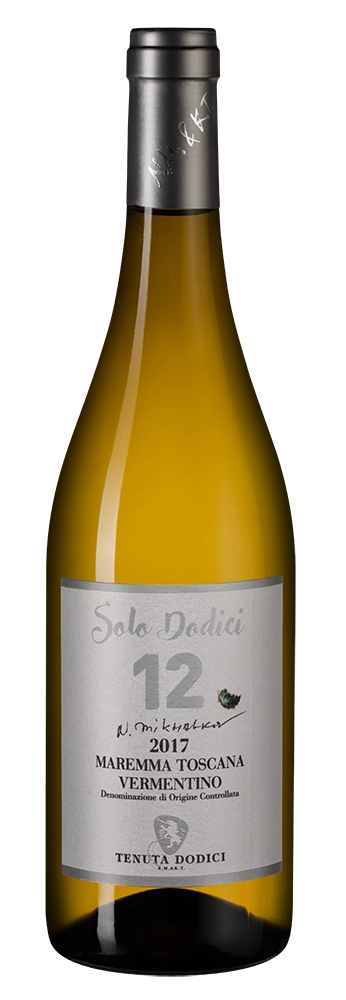 Вино Tenuta Dodici Vermentino Maremma Toscana DOC Тенута Додичи Верментино Маремма Тоскана 2019 750 мл