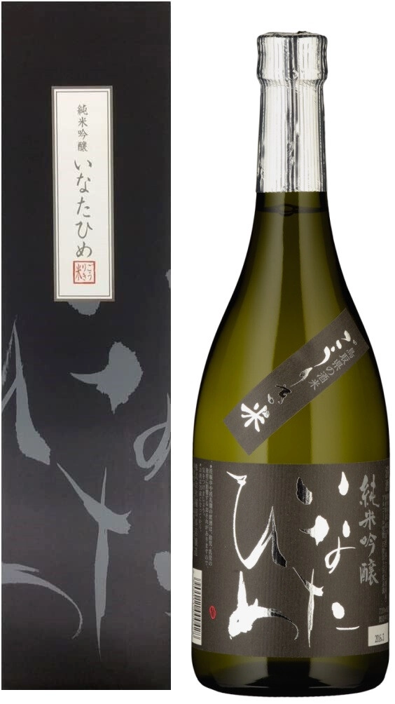 Саке Inatahime Goriki Junmai Ginjo  gift box Инатахиме Горики Дзюнмай Гиндзё в подарочной коробке 720 мл