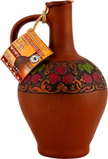 Вино Иджеван Ежевика полусладкое керамика  750 мл