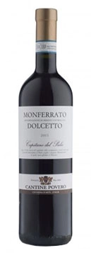 Вино Cantine Povero Dolcetto Monferrato DOC Capitano del Palio  2023 750 мл