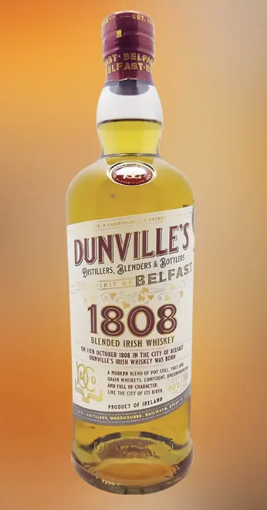 Виски Dunvilles 1808 Blended Irish Whiskey  700 мл 40%