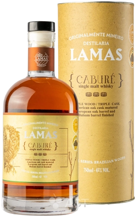 Виски  Lamas Caburé Triple Wood  gift box  750 мл  43%
