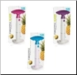 Ананасорезка VacuVin Pineapple Slicer Medium J-Hook, средняя, цвет: розовый, голубой, фиолетовфй. Блистер