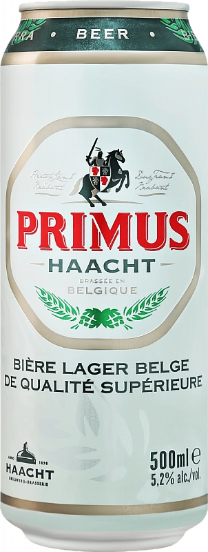 Пиво  Primus Premium Pils Brasserie Haacht 500 мл