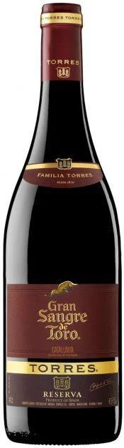 Вино Torres, "Gran Sangre de Toro", Catalunya DO, "Гран Сангре де Торо", 2013, 750 мл