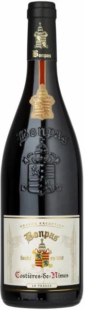 Вино Bonpas  Costières de Nîmes La Traille Костьер де Ним Ля Трай 2014 0.75