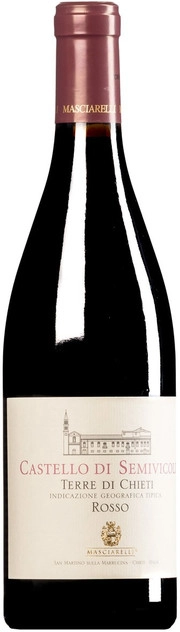 Вино Masciarelli  Castello di Semivicoli  Rosso Terre di Chieti IGT  Кастелло ди Семивиколи Россо 2017 750 мл