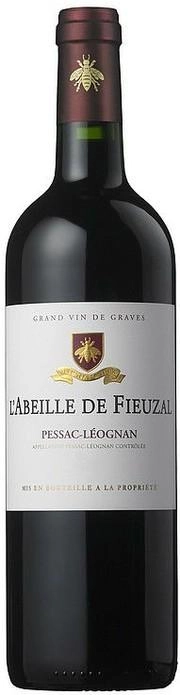 Вино  Chateau de Fieuzal L'Abeille de Fieuzal  Pessac-Leognan AOC  Л'Абей де Фьезаль  Руж 2014 750 мл