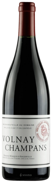 Вино Domaine Marquis d'Angerville Volnay Champans 1er Cru    2017  750 мл