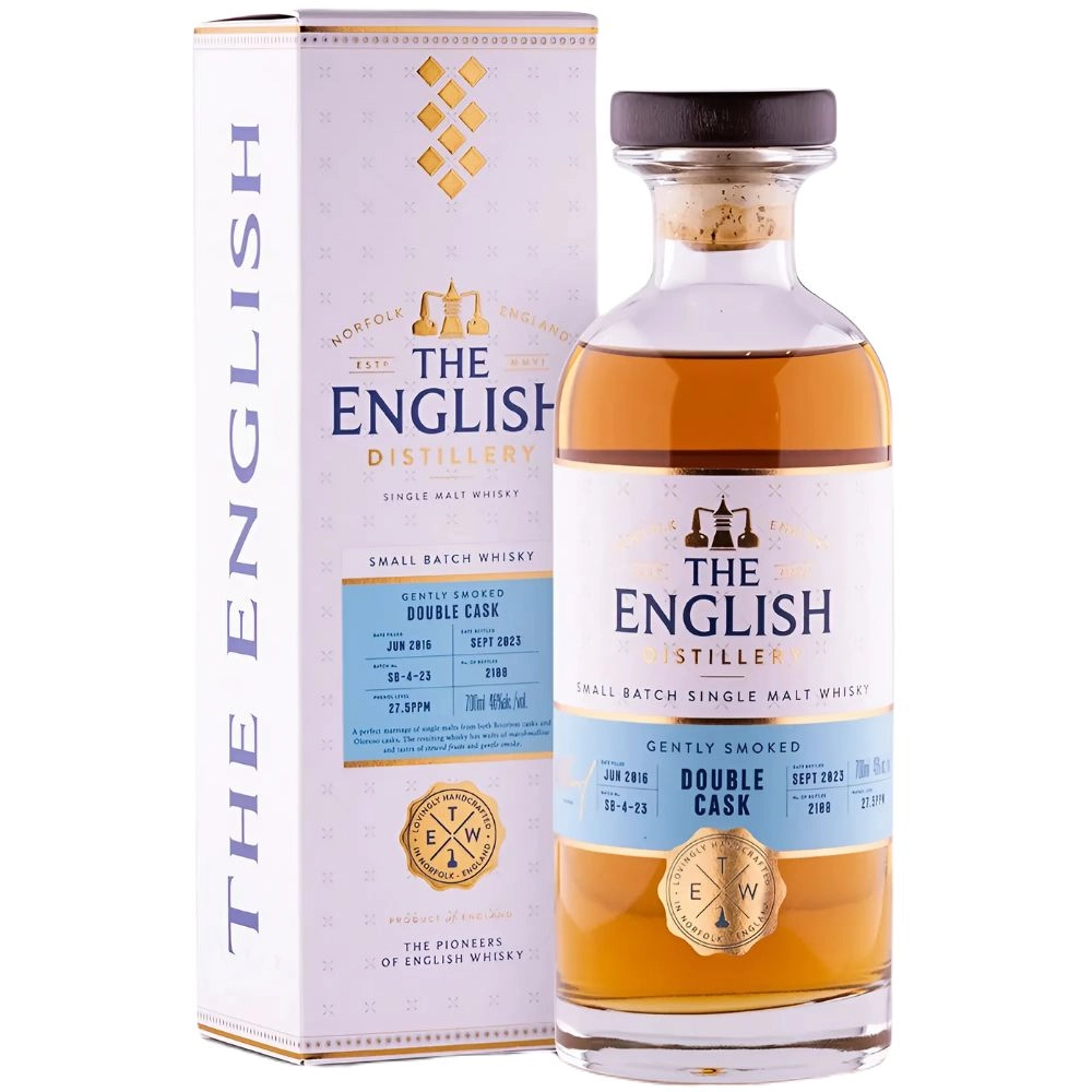 Виски  The English Gently Smoked Double Cask  gift box  700 мл 46 %