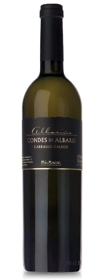 Вино  Condes de Albarei Albarino Carballo Galego DO Rias Baixas Кондес де Альбарей Карбальо Галего Риас Байшас 2016 750 мл