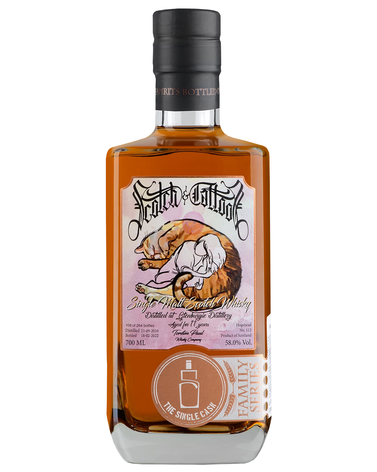 Виски Scotch & Tattoos Glenburgie Cask №112 11 Years Old  700 мл 