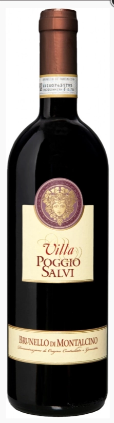 Вино Villa Poggio Salvi Brunello di Montalcino 2018  750 мл