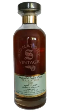 Виски Signatory Vintage, Blair Athol, Блэр Атол, 1988, matured in a Sherry cask№6915 single cask55,9% bottle one of 319 бут. 70cl