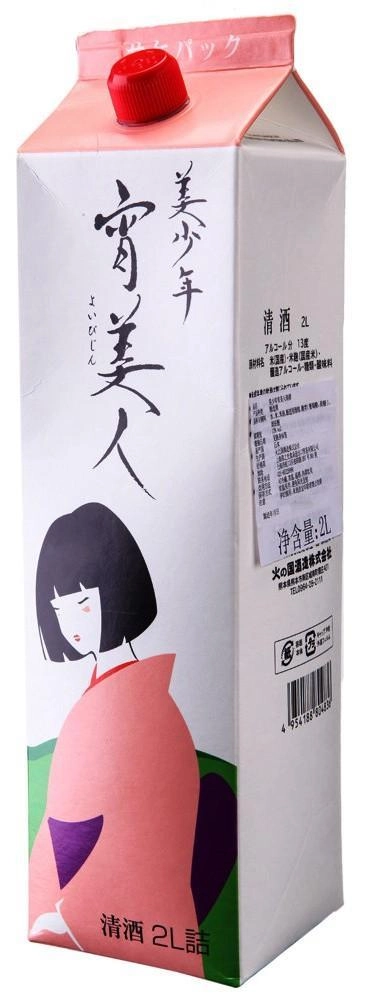 Сакэ BISHONEN CO  LTD  BISHŌNEN YOI BIJIN  2 л  13%