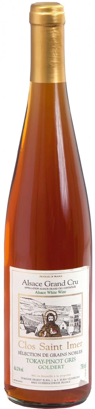 Вино Domaine Ernest Burn, Tokay Pinot Gris "Clos Saint Imer" AOC Grand Cru Goldert Selection de Grains Nobles/Эрнест Бёрн,Токай Пино Гри "Кло Сент Имер" Гран Крю Гольдер Селексьон де Грэн Нобль, 2006, 750 мл
