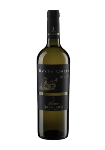 Вино Валерия Захарьина Бухта Омега Мускат белое сухое  750 мл 12 %
