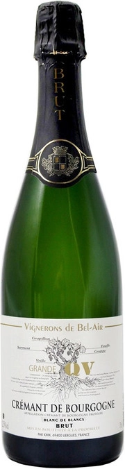 Игристое вино Vignerons del Bel Air  Cremant de Bourgogne AOP Blanc de Blancs Brut   750 мл