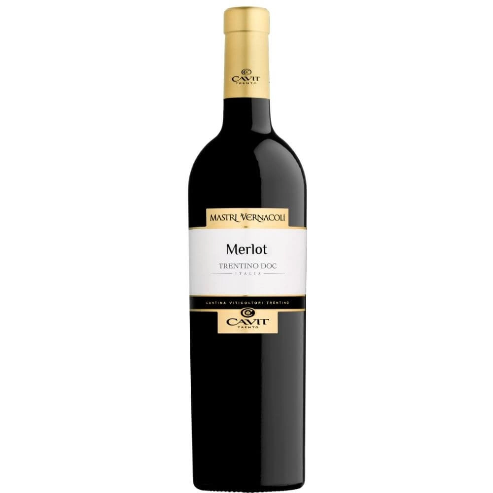 Вино Cavit Mastri Vernacoli Merlot  2021 750 мл