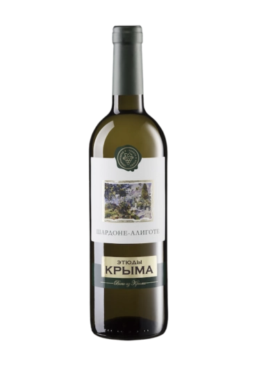 Вино Этюды  Юга  Шардоне-Алиготе 750 мл