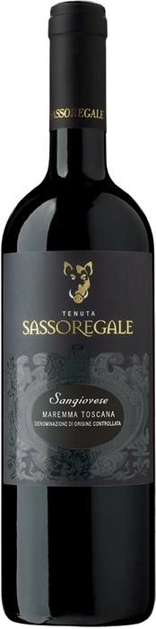 Вино Tenuta Sassoregale, Sangiovese Maremma Toscana DOC Тенута Сассорегале Санджовезе, Маремма Тоскана 2018 750 мл