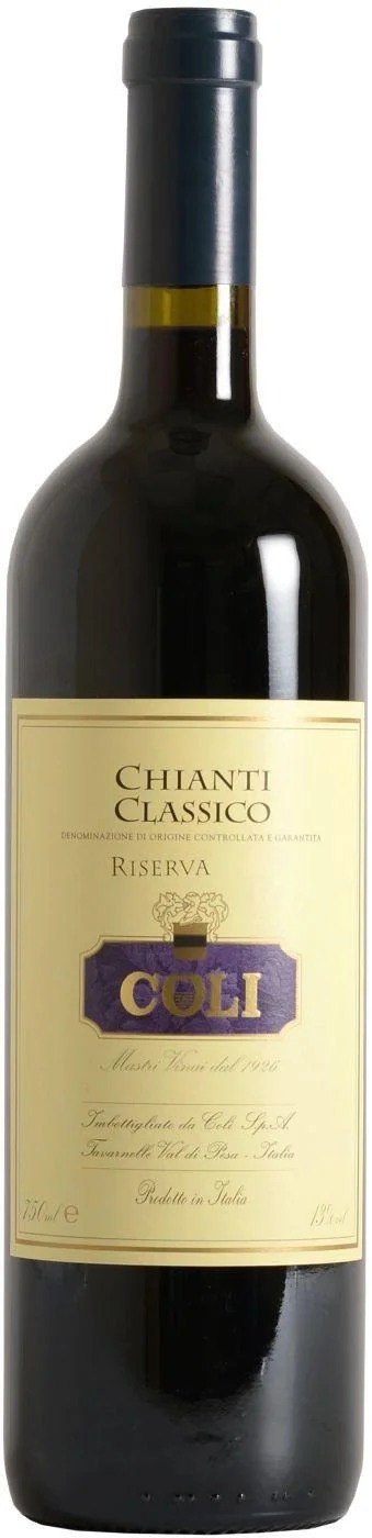 Вино Coli Сhianti Classico Riserva DOCG Коли Кьянти Классико Ризерва 2011 750 мл