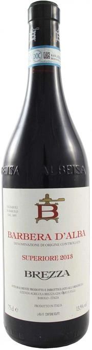 Вино Brezza Giacomo e Figli Barbera d'Alba Superiore DOC  2018 750 мл
