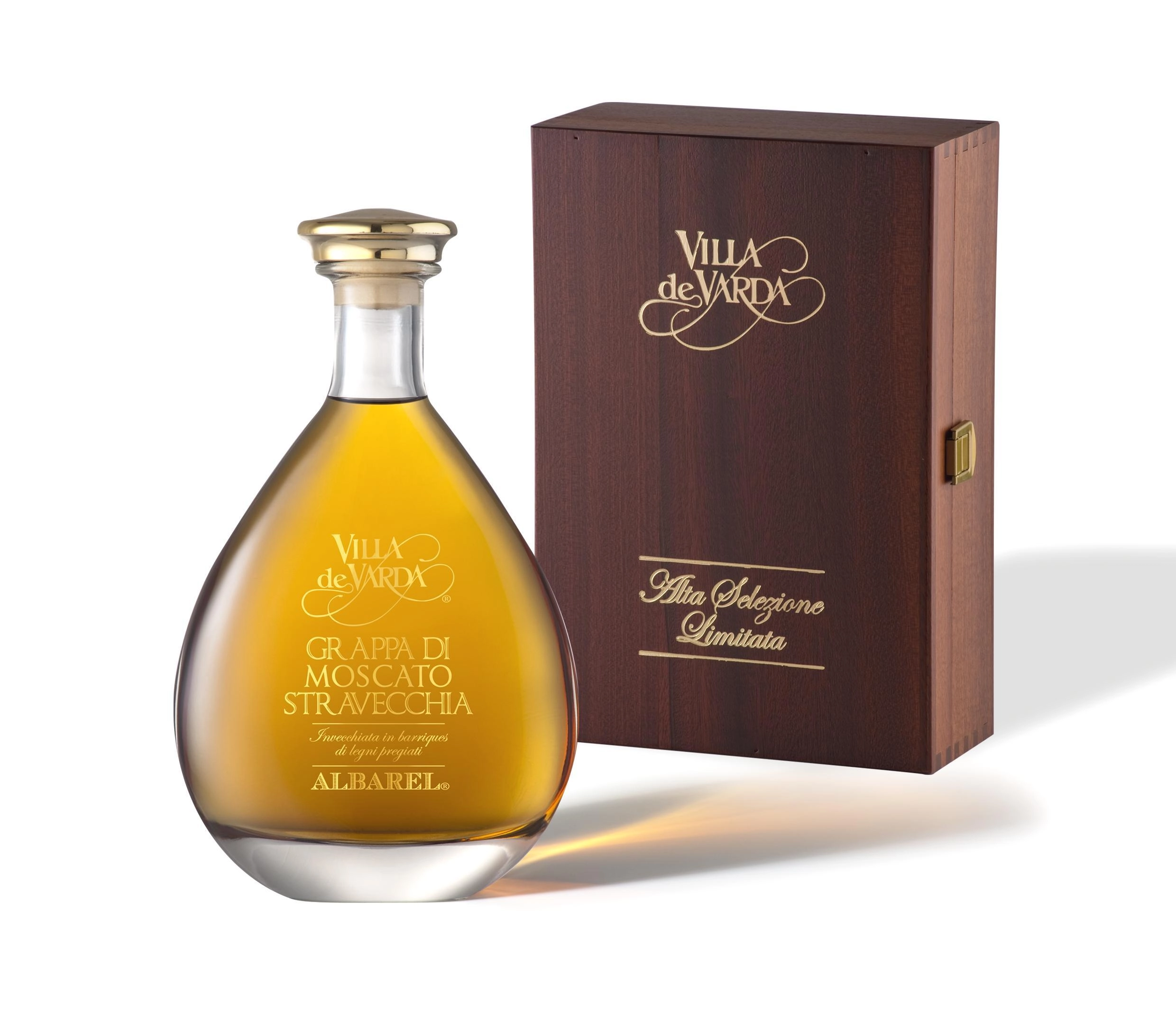 Граппа Villa de varda MOSCATO STRAVECCHIA “ALBAREL” gift box  0,7