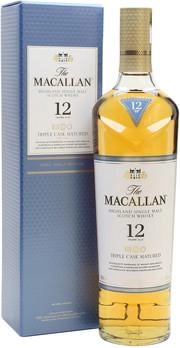 Виски Macallan Triple Cask Matured 12 Years Old gift box 750 мл