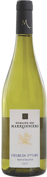 Вино Domaine De Marronniers Chablis Premier Cru Montmains  2017 750 мл
