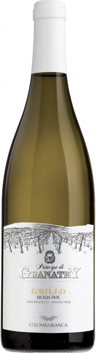 Вино Colomba Bianca Principe di Granatey Grillo Sicilia DOC  2022  750 мл