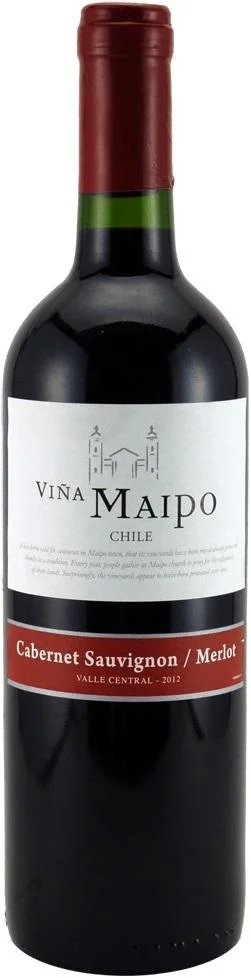 Вино Vina Maipo, Cabernet Sauvignon/Merlot, Винья Майпо, Каберне Совиньон/Мерло, 2011, 0.75 л