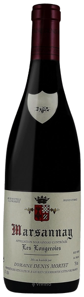Вино   Domaine Denis Mortet Marsannay Les Longeroies Домен Дени Морте Марсане Ле Лонжруа  2018 750 мл 13%
