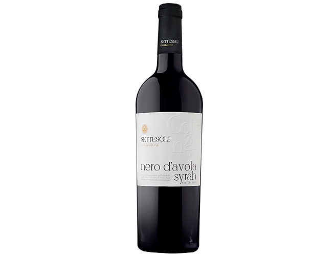 Вино  Collezione Nero d Avola Syrah Sicilia DOC Сеттесоли Коллекционе Неро д'Авола-Сира    красное сухое 750 мл