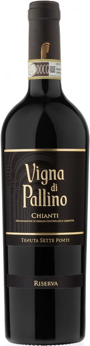 Вино Sette Ponti  Vigna di Pallino  Chianti DOCG Riserva  Винья ди Паллино Кьянти Ризерва 2016 750 мл 13,5%