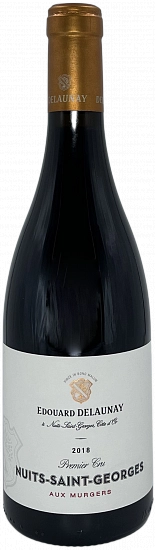 Вино Edouard Delaunay Nuits-Saint-Georges 1-er Cru Le Aux Murger  red dry  2018 750 мл
