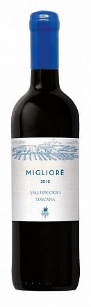Вино Vallepicciola Migliorè Валлепиччола Мильйоре  2018 750 мл 14.5%