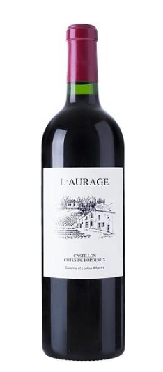 Вино L'Aurage Castillon Cotes de Bordeaux 2007 750 мл