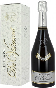 Шампанское De Vilmont   Brut Cuvee Prestige AOC  gift box 750 мл