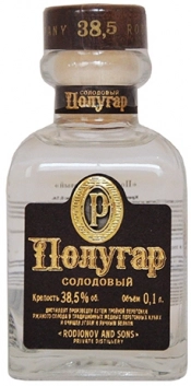 Водка "Polugar" Malt   100 мл