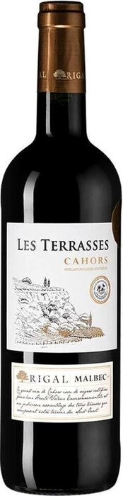 Вино Rigal Les Terrasses Malbec  Ригал Мальбек   750 мл