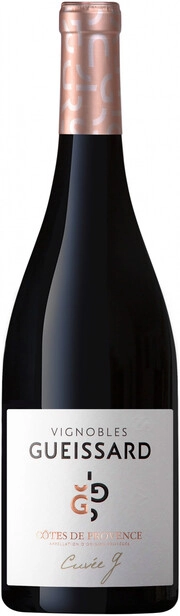 Вино Gueissard  Cuvee g Rouge Cotes de Provence AOP  2018 750 мл