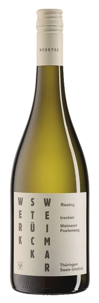 Вино Winzervereinigung Freyburg-Unstrut Riesling Werkstück Weimar trocken DQW  ВИНЦЕРФЕРАЙНИГУНГ ФРАЙБУРГ-УНШТРУТ РИСЛИНГ ВЭКШТЮК ВАЙМА  750 мл