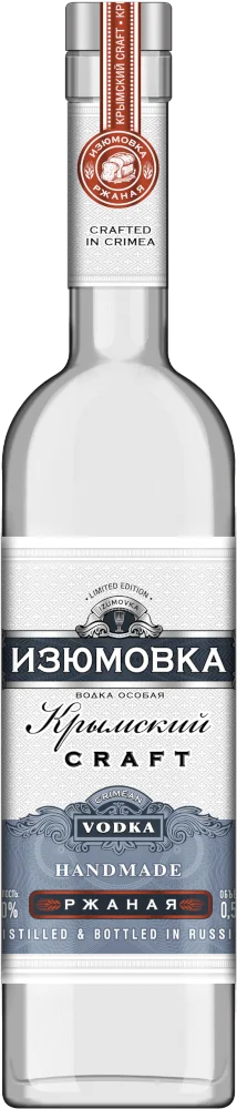 Водка Изюмовка  Крымская ржаная Изюмовъ  500 мл