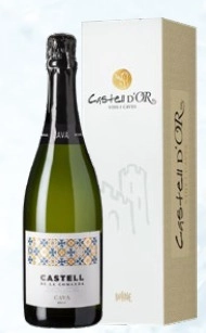 Игристое вино Castell de la Comanda Cava Brut DO gift box 750 мл