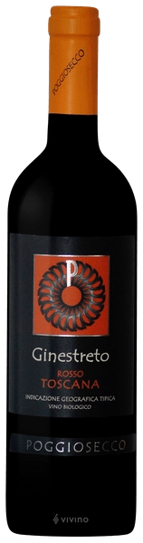 Вино Poggiosecco  Ginestreto Rosso   Поджиосекко  Жинестрето   Россо 2019  750 мл