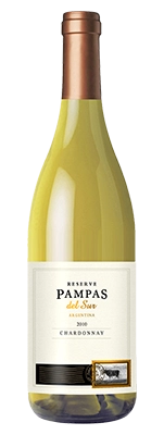 Вино белое сухое Pampas del Sur,«RESERVE» CHARDONNAY,  Пампас дель Сур, «РЕЗЕРВА» ШАРДОННЕ 2017 750 мл