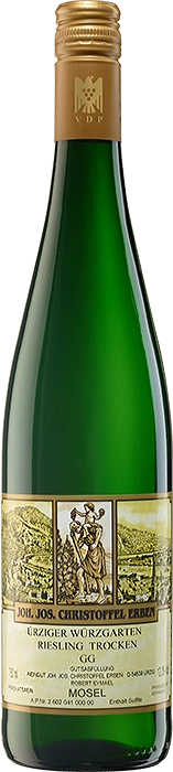 Вино Weingut Joh. Jos. Christoffel Erben Mozel Ürziger Wurzgarten Grosses Gewachs Christoffel Riesling trocken Вайнгут Йохан Йозеф Кристоффель Эрбен Мозель Урцигер Вюрцгартен Гроссес Гевекс Кристоффель Рислинг трокен 2018 750 мл